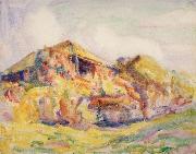 John Russell Muscovy bungalow from below oil painting reproduction